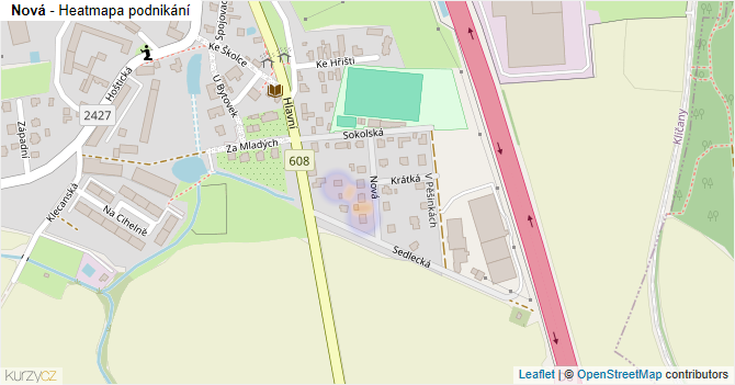 Nová - mapa podnikání