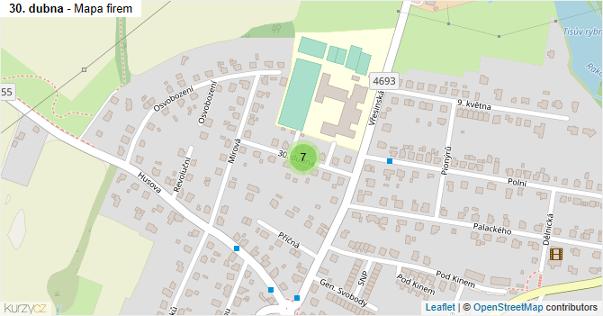 30. dubna - mapa firem