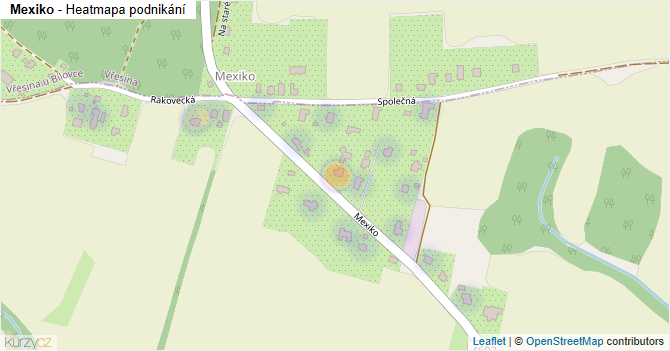 Mexiko - mapa podnikání