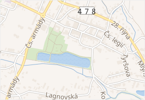 Na valech v obci Klimkovice - mapa ulice