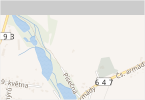 Písečná v obci Klimkovice - mapa ulice