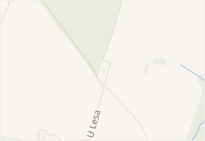 U lesa v obci Klimkovice - mapa ulice