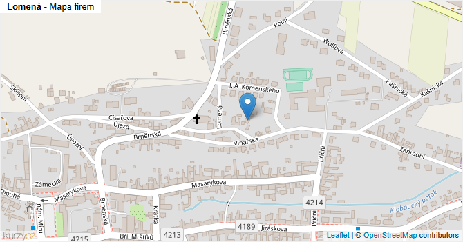Lomená - mapa firem