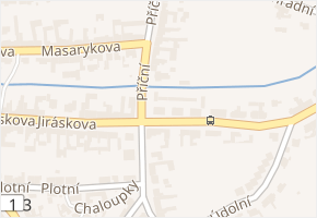 Nádražní v obci Klobouky u Brna - mapa ulice