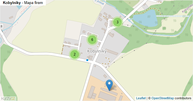 Kobylníky - mapa firem