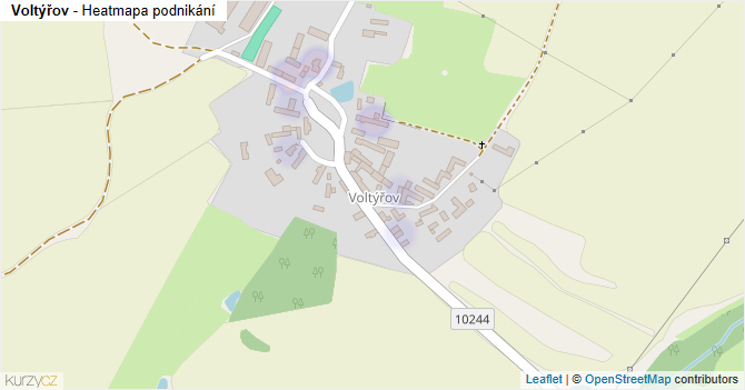 Voltýřov - mapa podnikání