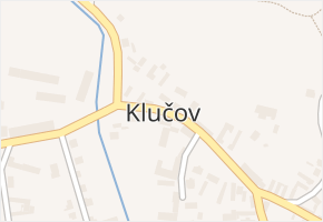 Klučov v obci Klučov - mapa části obce