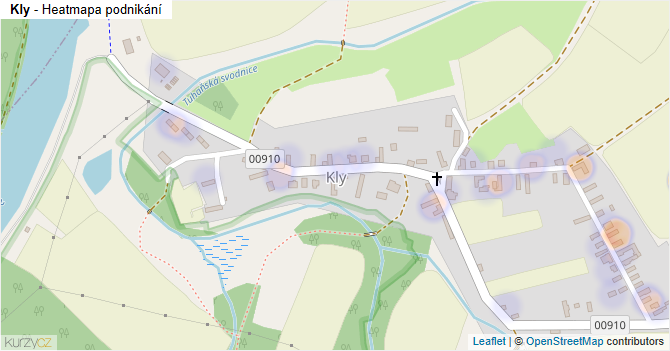 Kly - mapa podnikání