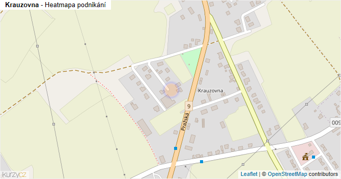 Krauzovna - mapa podnikání