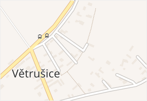 Větrušice v obci Kly - mapa ulice