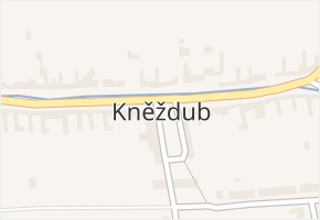 Kněždub v obci Kněždub - mapa části obce