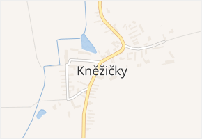 Kněžičky v obci Kněžičky - mapa části obce
