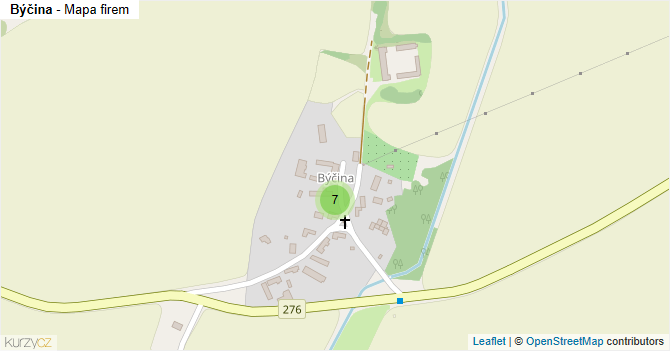 Býčina - mapa firem