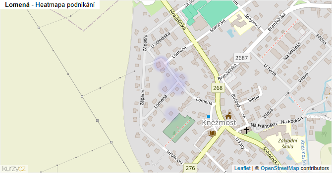 Lomená - mapa podnikání