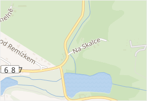 Na Skalce v obci Kněžmost - mapa ulice