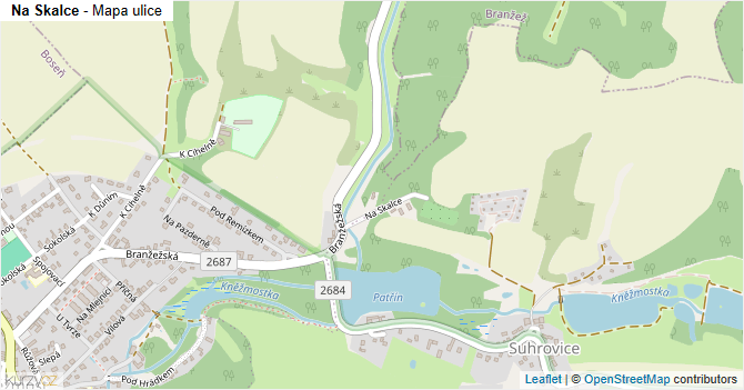 Na Skalce - mapa ulice