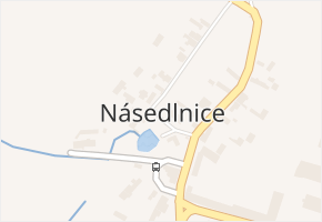 Násedlnice v obci Kněžmost - mapa části obce
