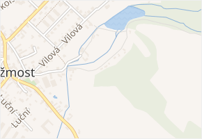 Pod Hrádkem v obci Kněžmost - mapa ulice