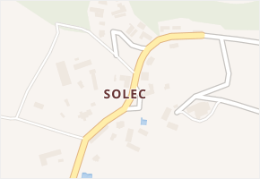 Solec v obci Kněžmost - mapa části obce