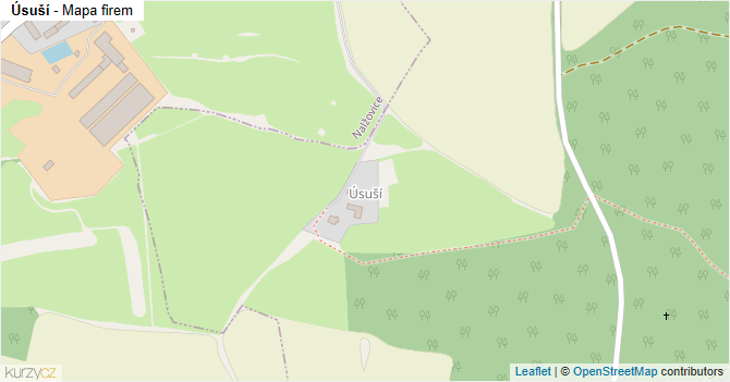 Úsuší - mapa firem
