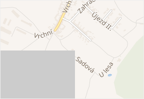 Sadová v obci Kobeřice u Brna - mapa ulice