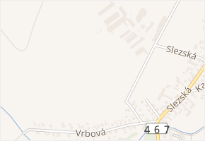 Opavská v obci Kobeřice - mapa ulice
