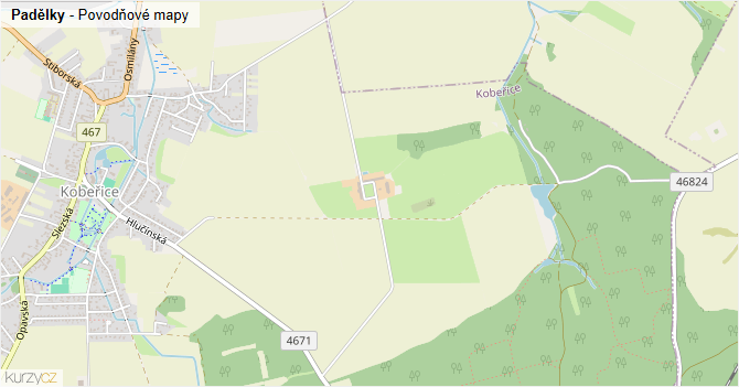 Padělky - záplavové mapy stoleté vody