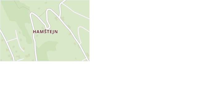 Hamštejn v obci Koberovy - mapa části obce