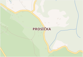 Prosíčka v obci Koberovy - mapa části obce