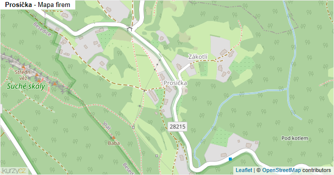 Prosíčka - mapa firem