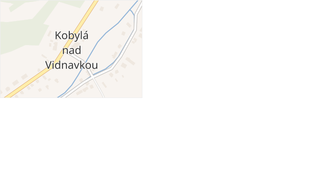 Kobylá nad Vidnavkou v obci Kobylá nad Vidnavkou - mapa části obce