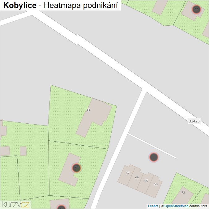 Mapa Kobylice - Firmy v obci.