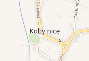 Kobylnice v obci Kobylnice - mapa části obce