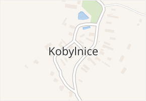 Kobylnice v obci Kobylnice - mapa části obce