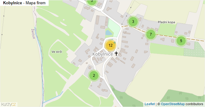 Kobylnice - mapa firem