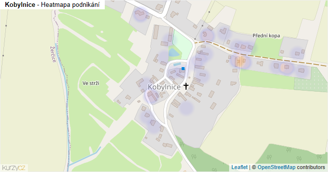 Kobylnice - mapa podnikání
