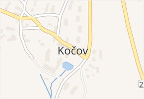 Kočov v obci Kočov - mapa části obce