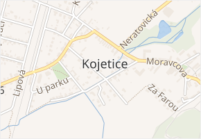 Neumannova v obci Kojetice - mapa ulice