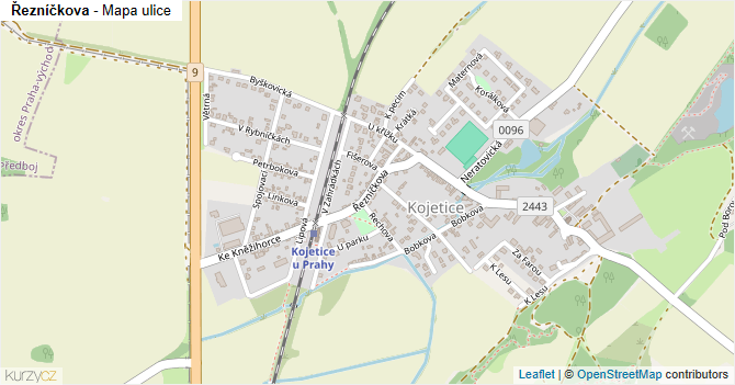 Řezníčkova - mapa ulice