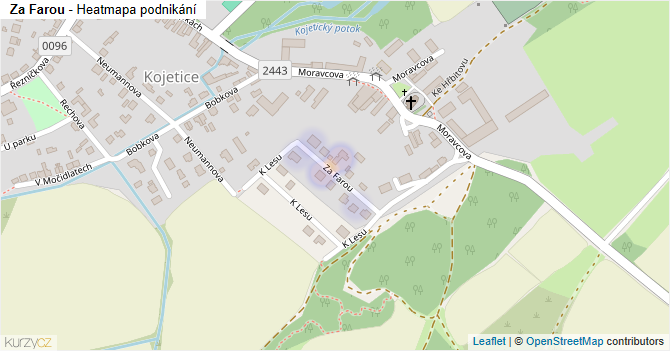 Za Farou - mapa podnikání