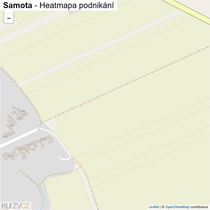 Mapa Samota - Firmy v ulici.