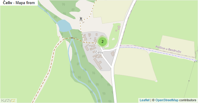 Čeliv - mapa firem