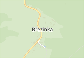 Březinka v obci Kokořín - mapa části obce