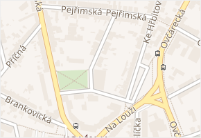 Chelčického v obci Kolín - mapa ulice
