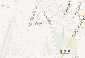Dolní v obci Kolín - mapa ulice
