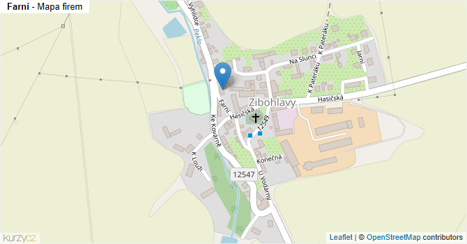 Farní - mapa firem