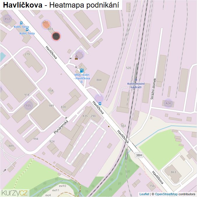 Mapa Havlíčkova - Firmy v ulici.