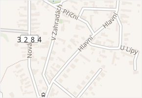 Hlavní v obci Kolín - mapa ulice