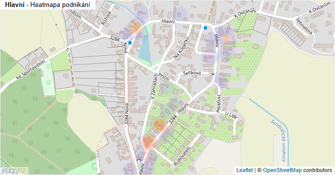 Hlavní - mapa podnikání