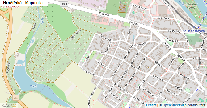 Hrnčířská - mapa ulice